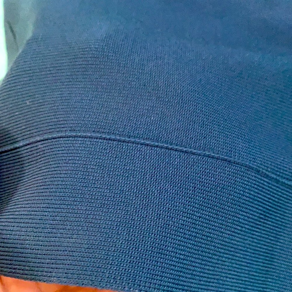 BCBGMaxAzria dark teal green stretchy mini skirt
